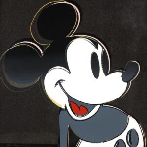 アンディ・ウォーホル　「Mickey Mouse」の買取画像 シルクスクリーン